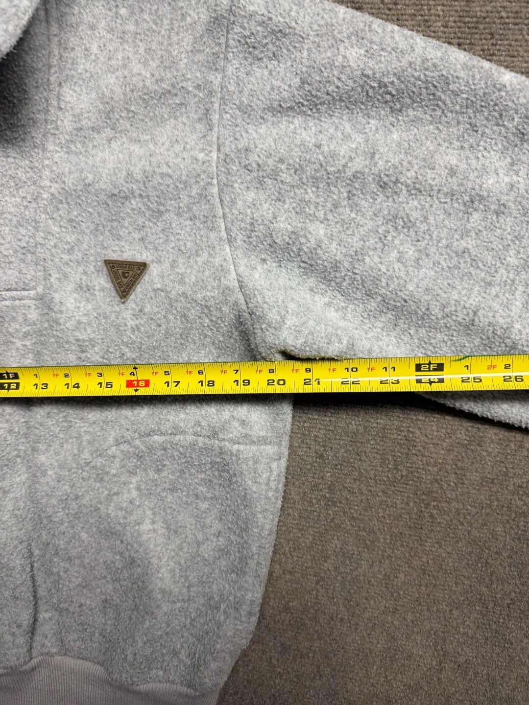 Unionbay Fleece Pullover 1/4 Zip Gray 6