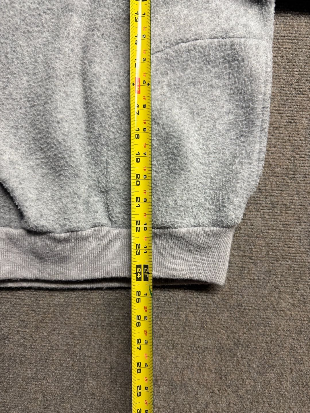 Unionbay Fleece Pullover 1/4 Zip Gray 7