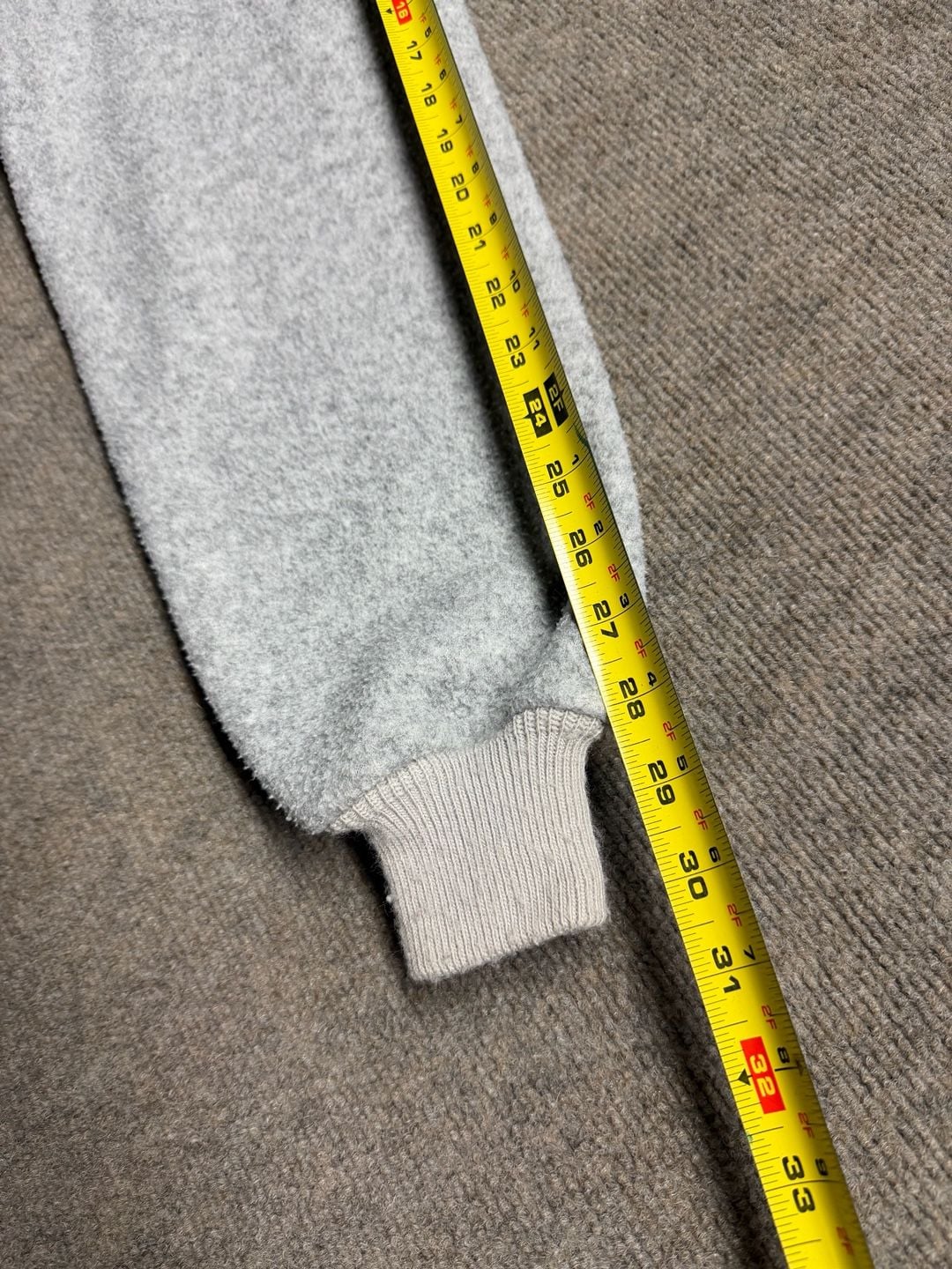 Unionbay Fleece Pullover 1/4 Zip Gray 8