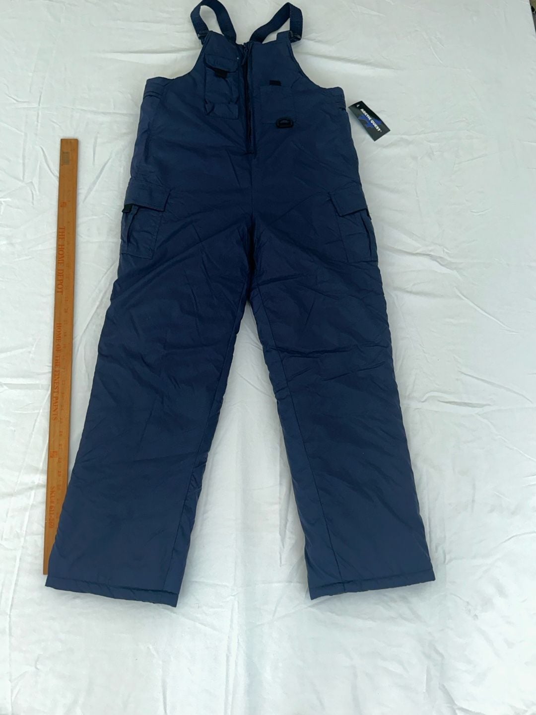Arctic Quest Snow Bib Overalls Navy Blue 2