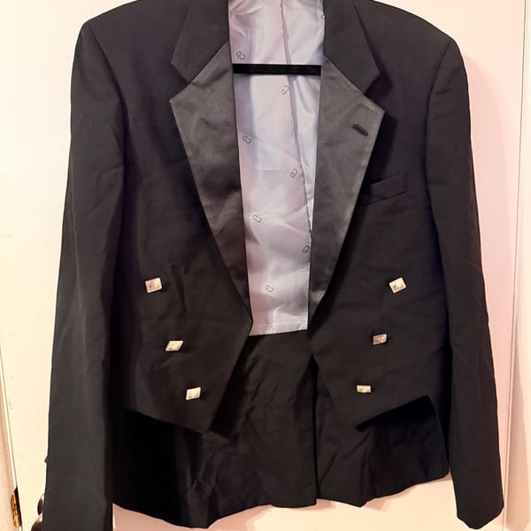 Christian Dior Monsieur Vintage Tuxedo Jacket Black Satin Lapel