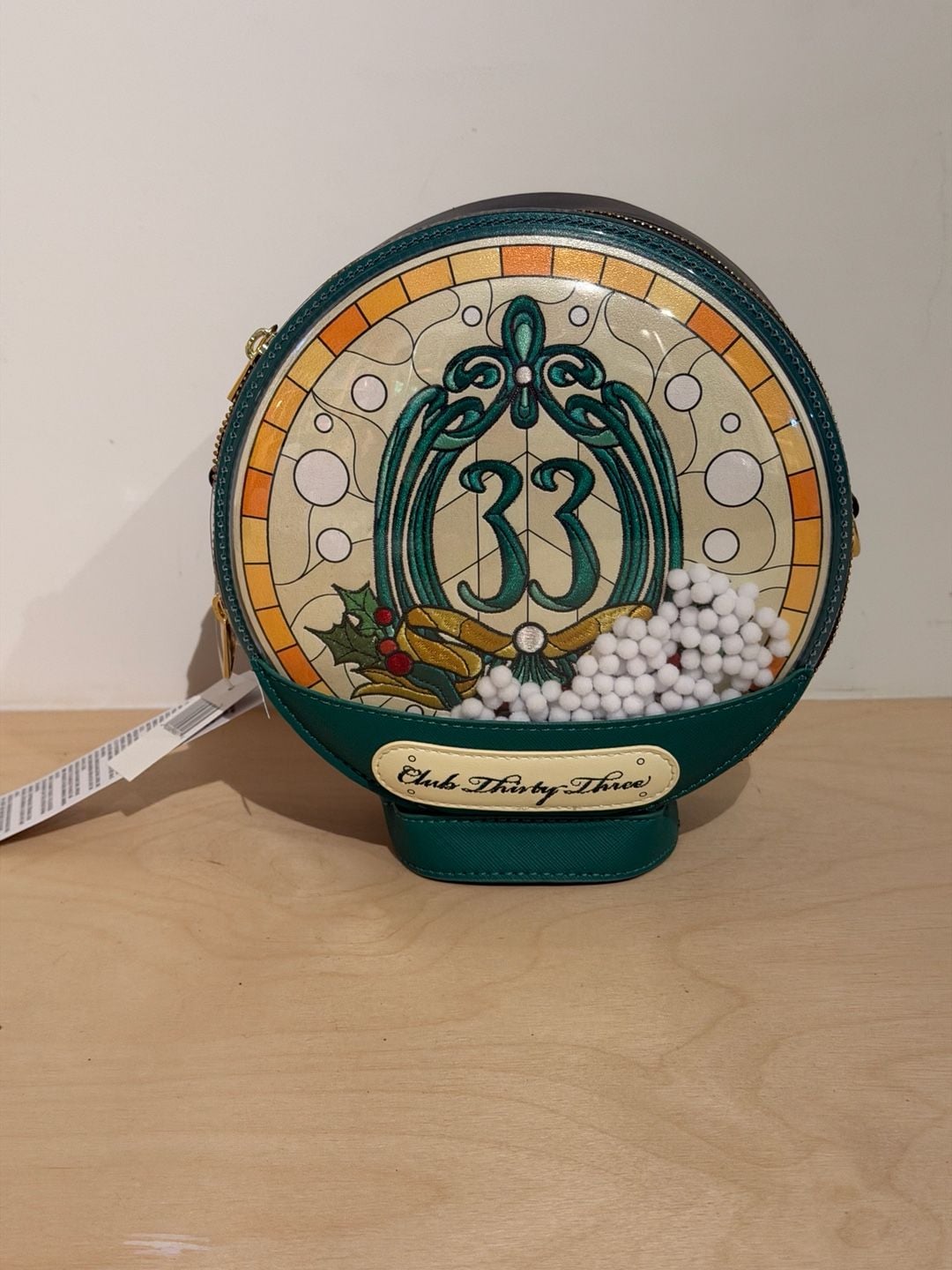 Loungefly Disney Club 33 Stained Glass Crossbody Bag New 2