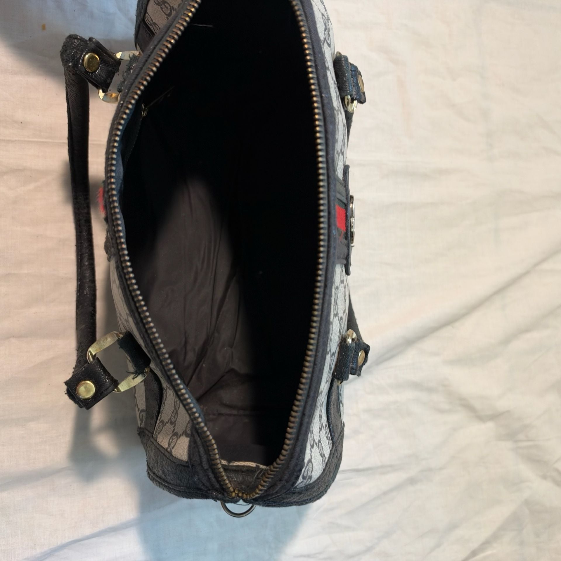 Vintage Gucci GG Supreme Monogram Boston Bag 7