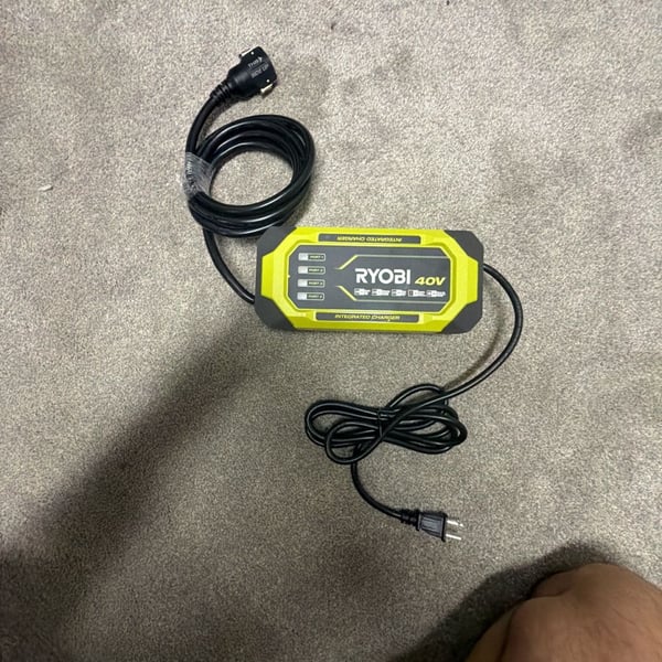 Ryobi 40V Integrated Rapid Charger