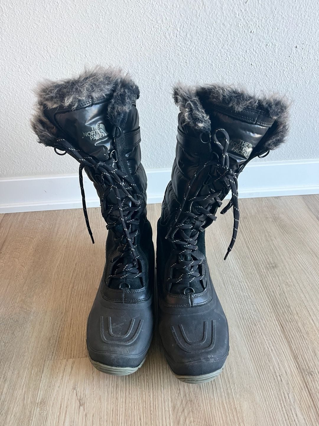 The North Face,Tall Shellista Fashion Winter Snow Boots, Black, Faux Fur, 8 3