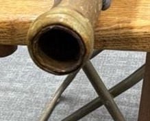 Handmade Wooden Blowgun with Feathers 3