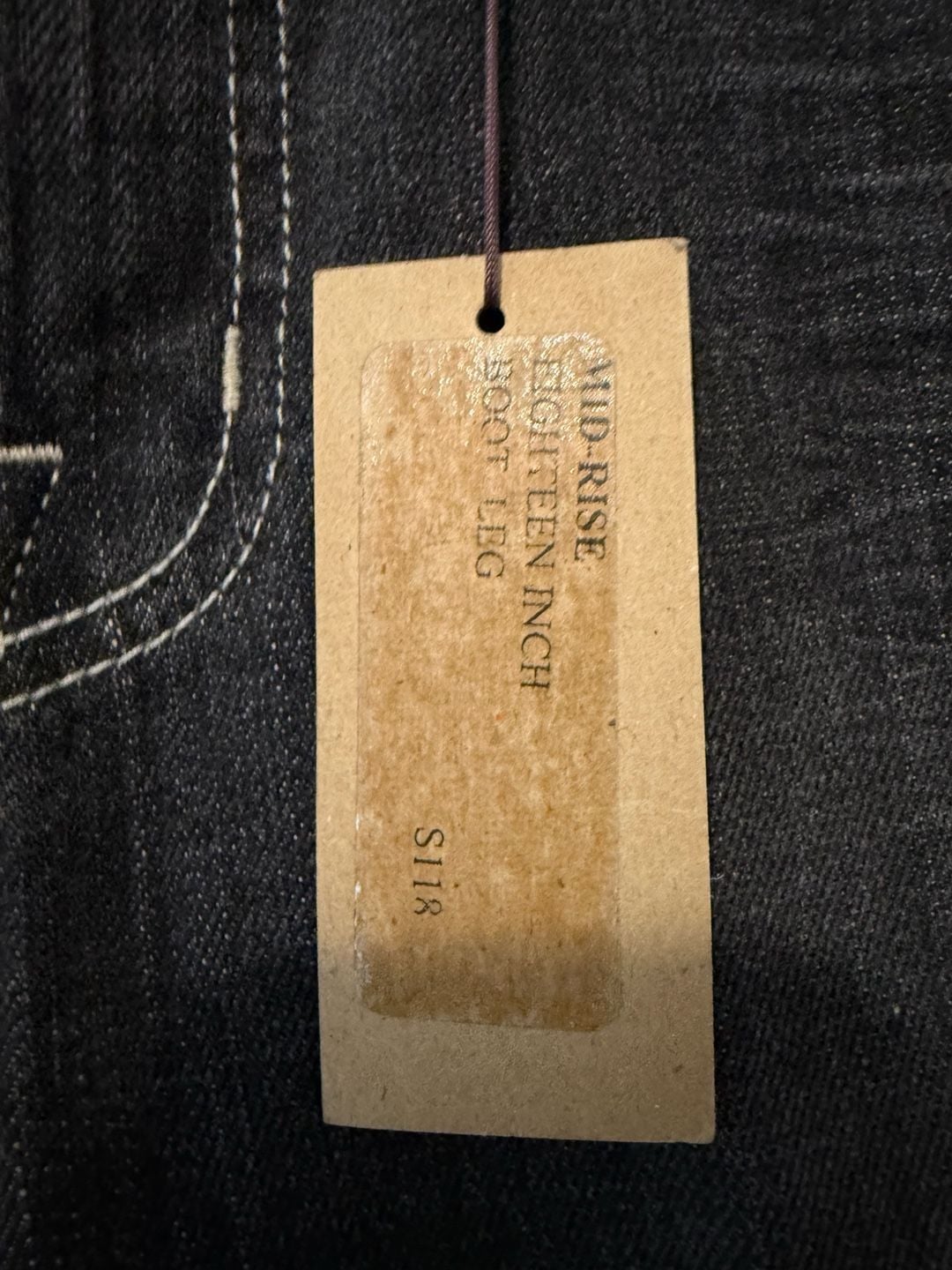 NWT J Brand Boot Cut Jeans Black Denim Size 28 6