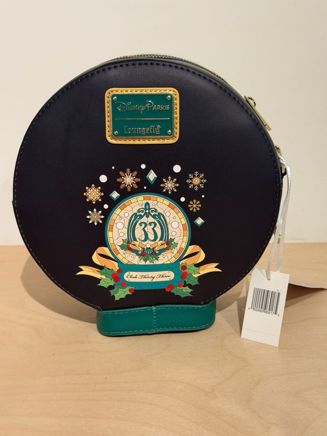 Loungefly Disney Club 33 Stained Glass Crossbody Bag New 3