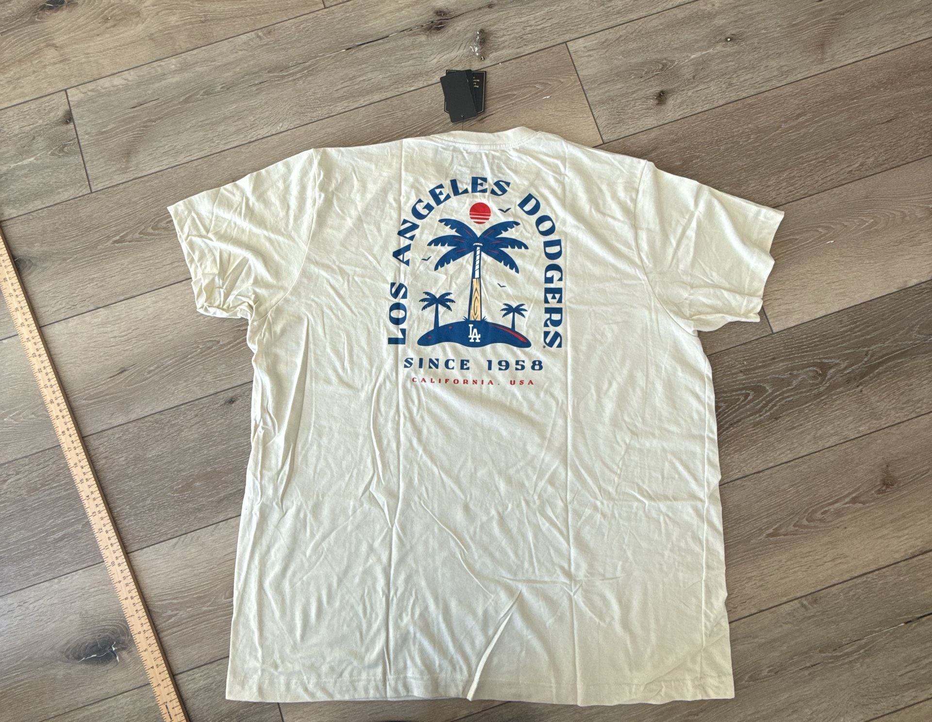 Baseballism Los Angeles Dodgers Palm Tree Bat T-Shirt Size 3XL 7
