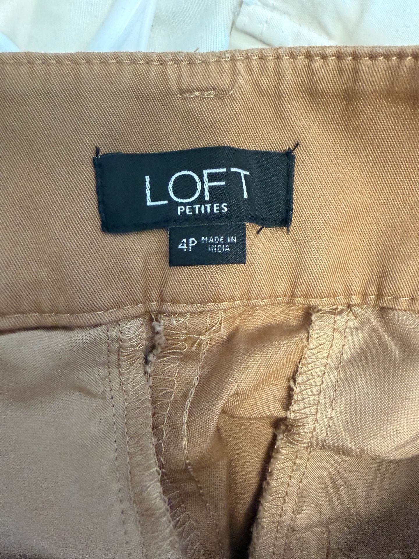 Women's Dark beige Twill Dress Pants 3