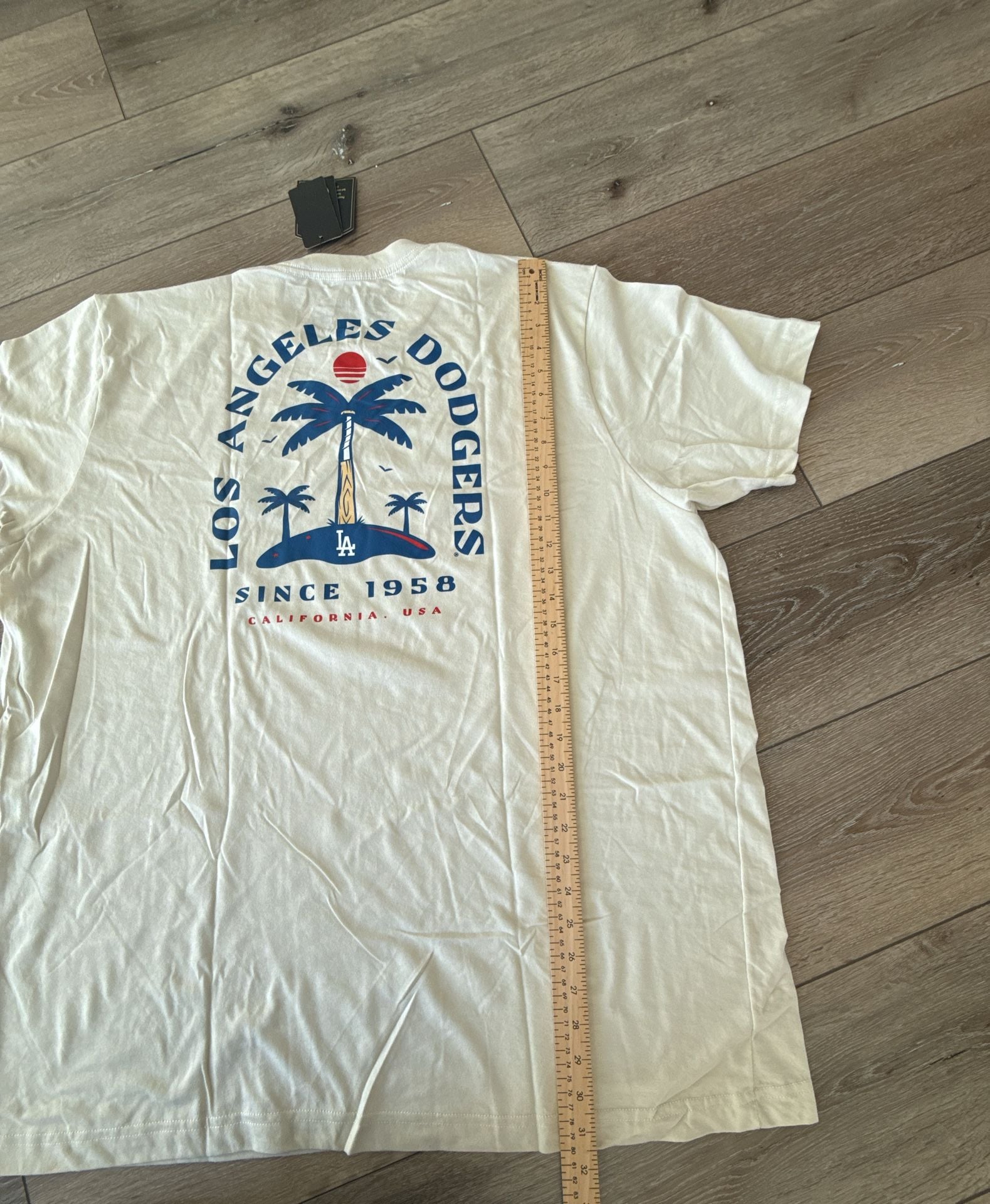 Baseballism Los Angeles Dodgers Palm Tree Bat T-Shirt Size 3XL 8