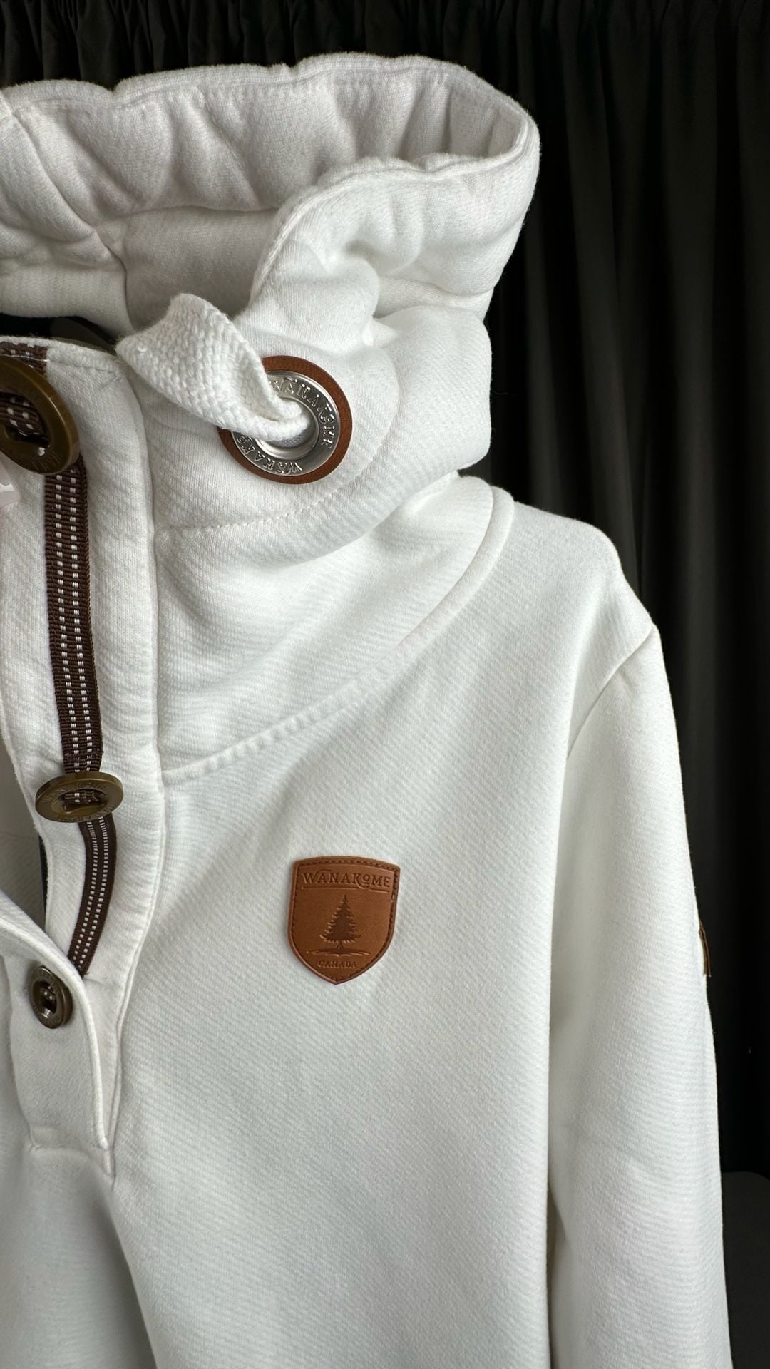 Wanakome ARTEMIS Women's Hoodie Heather Oatmeal Size Small 3