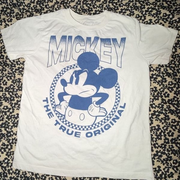 Disney Mickey And Friends The True Original T-Shirt Size LG/G White