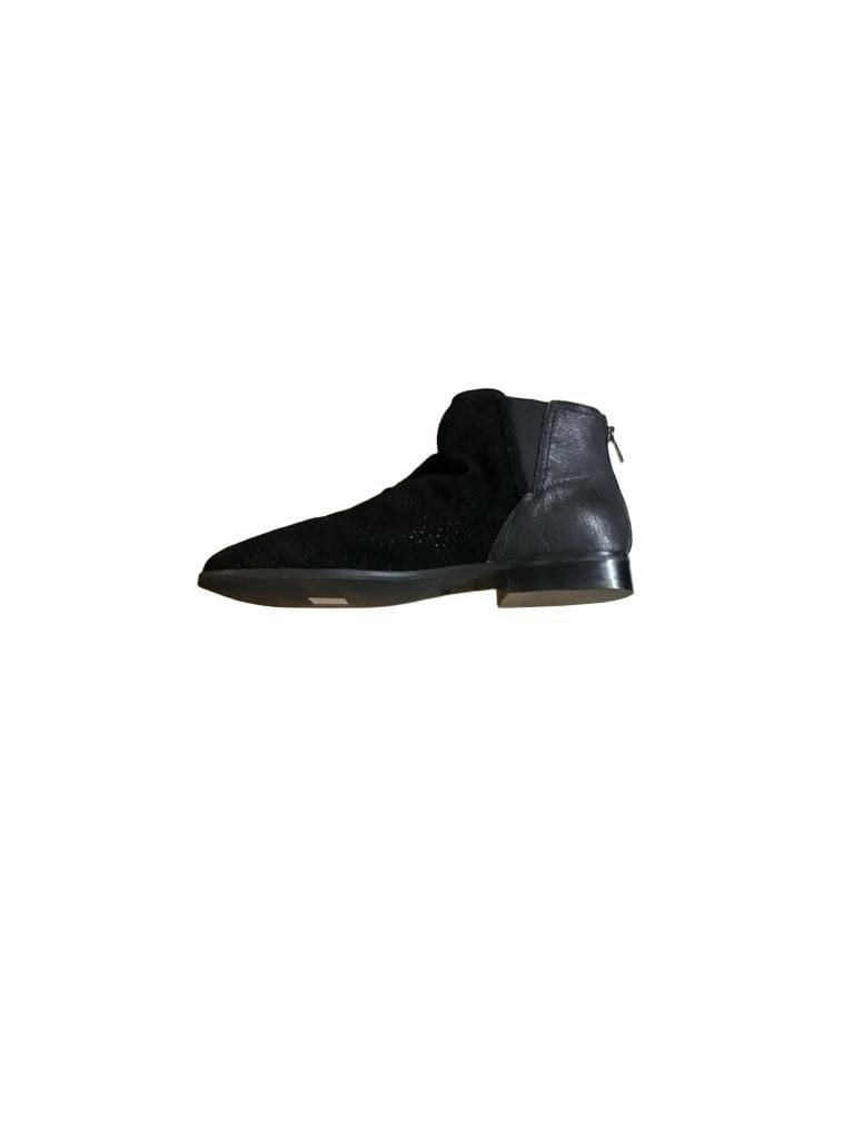 NYDJ Concetta Perforated Suede Ankle Boot Size 11 Black 2
