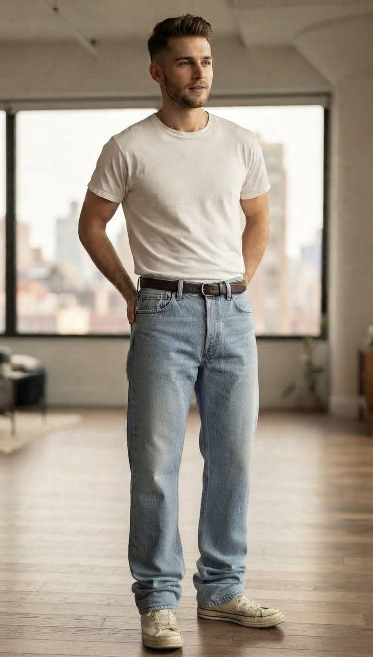 Collusion Dad Jeans Size 28/36 Tall Light Blue Denim 2