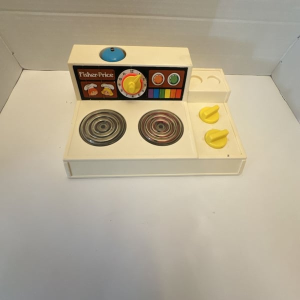 Fisher-Price Magic Stove Top Kitchen Toy 919 1978 Vintage