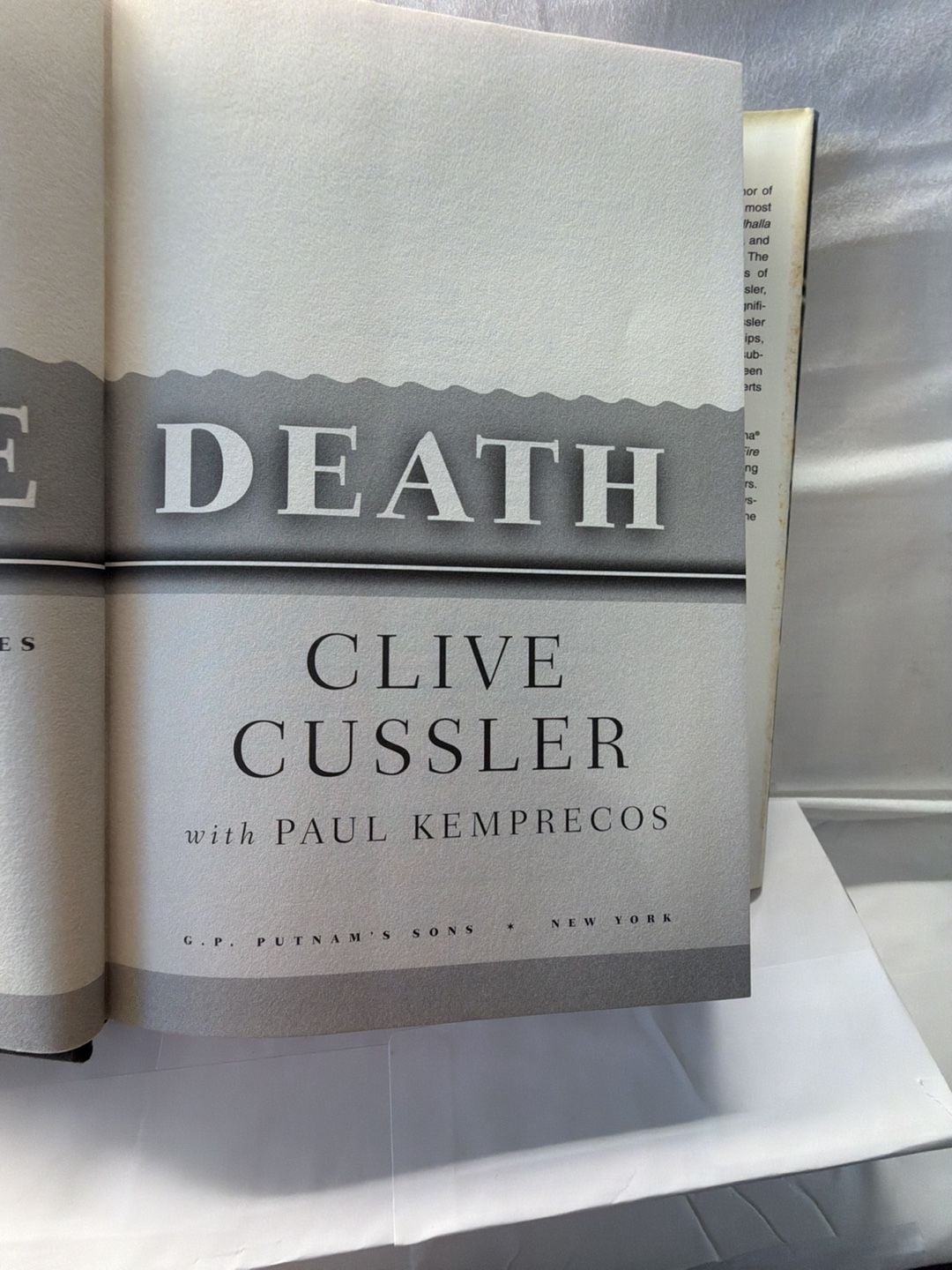 Clive Cussler White Death A Kurt Austin Adventure Hardcover Book 8