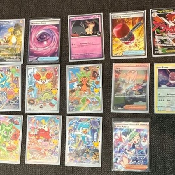 Pokemon TCG Ultra Rare Card Lot Assorted Collection of 14 Cards