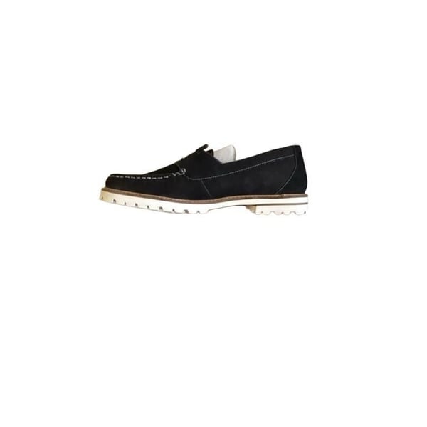 Trotters Farah Size 11 M Black Nubuck Loafers
