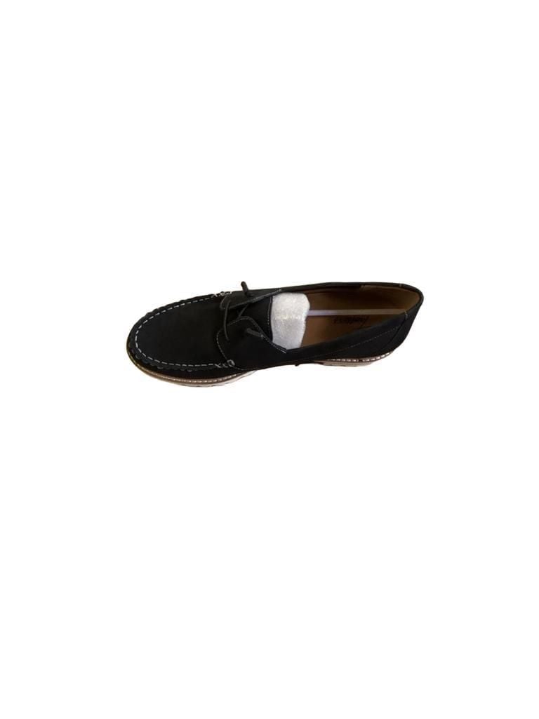 Trotters Farah Size 11 M Black Nubuck Loafers 3