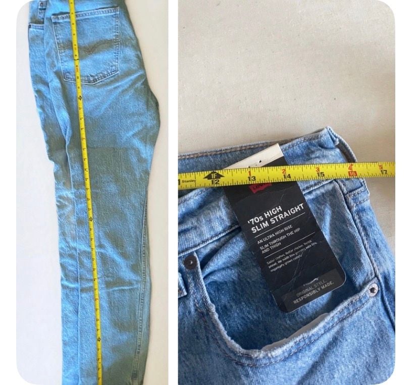 Levi's Jeans - Slim Straight - Blue - Size 32 11
