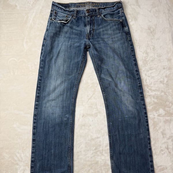 American Eagle 2000โs 100% cotton Jeans Size 30/32 Blue Denim Straight Leg