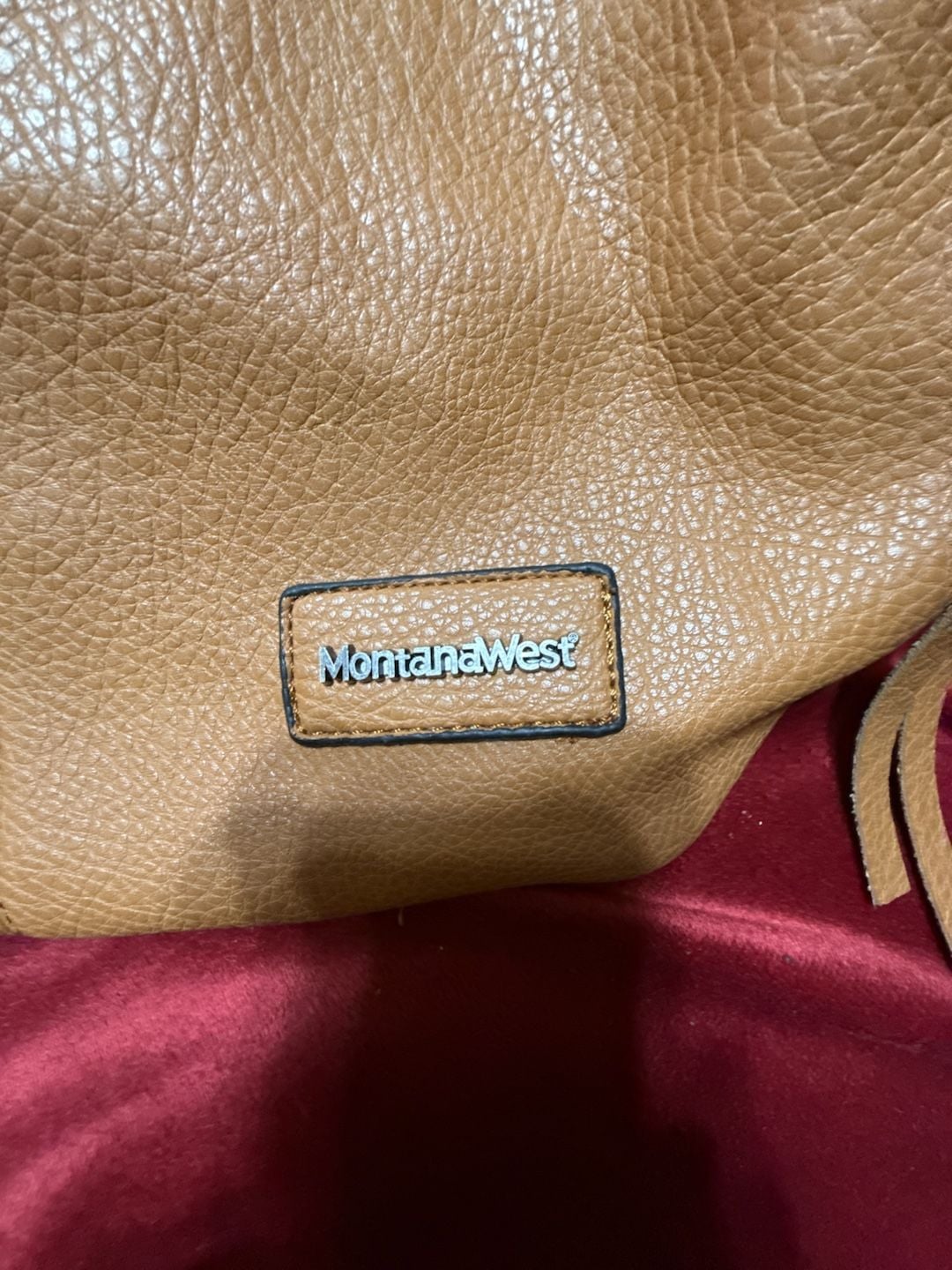 Montana West Brown Leather Hobo Shoulder Bag w/accessories bag 2
