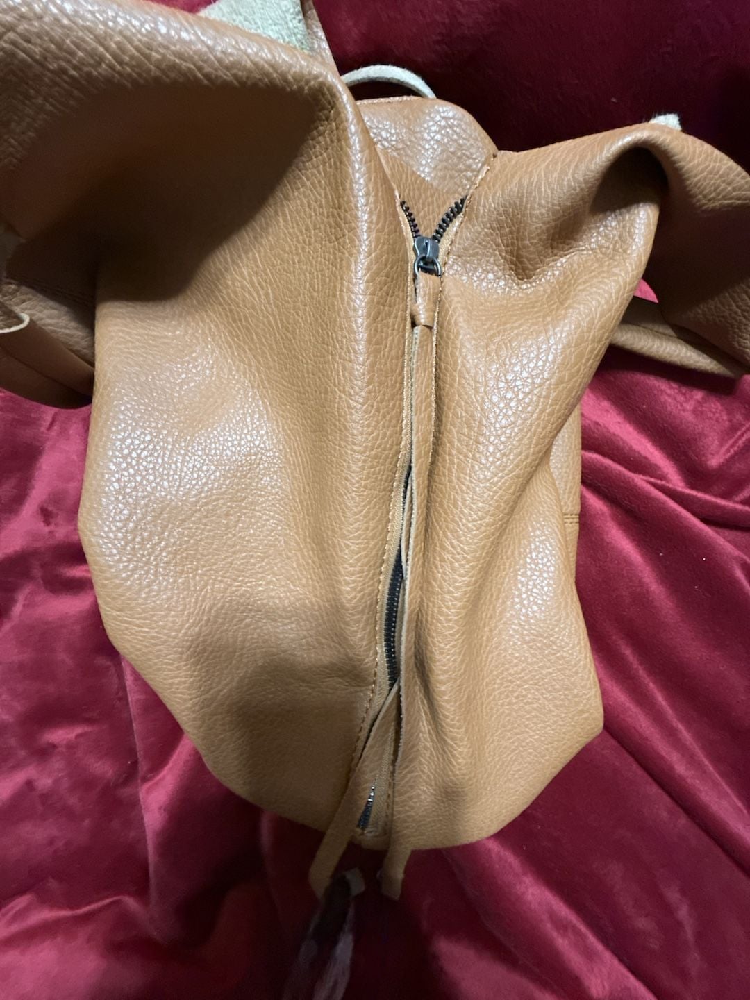 Montana West Brown Leather Hobo Shoulder Bag w/accessories bag 5