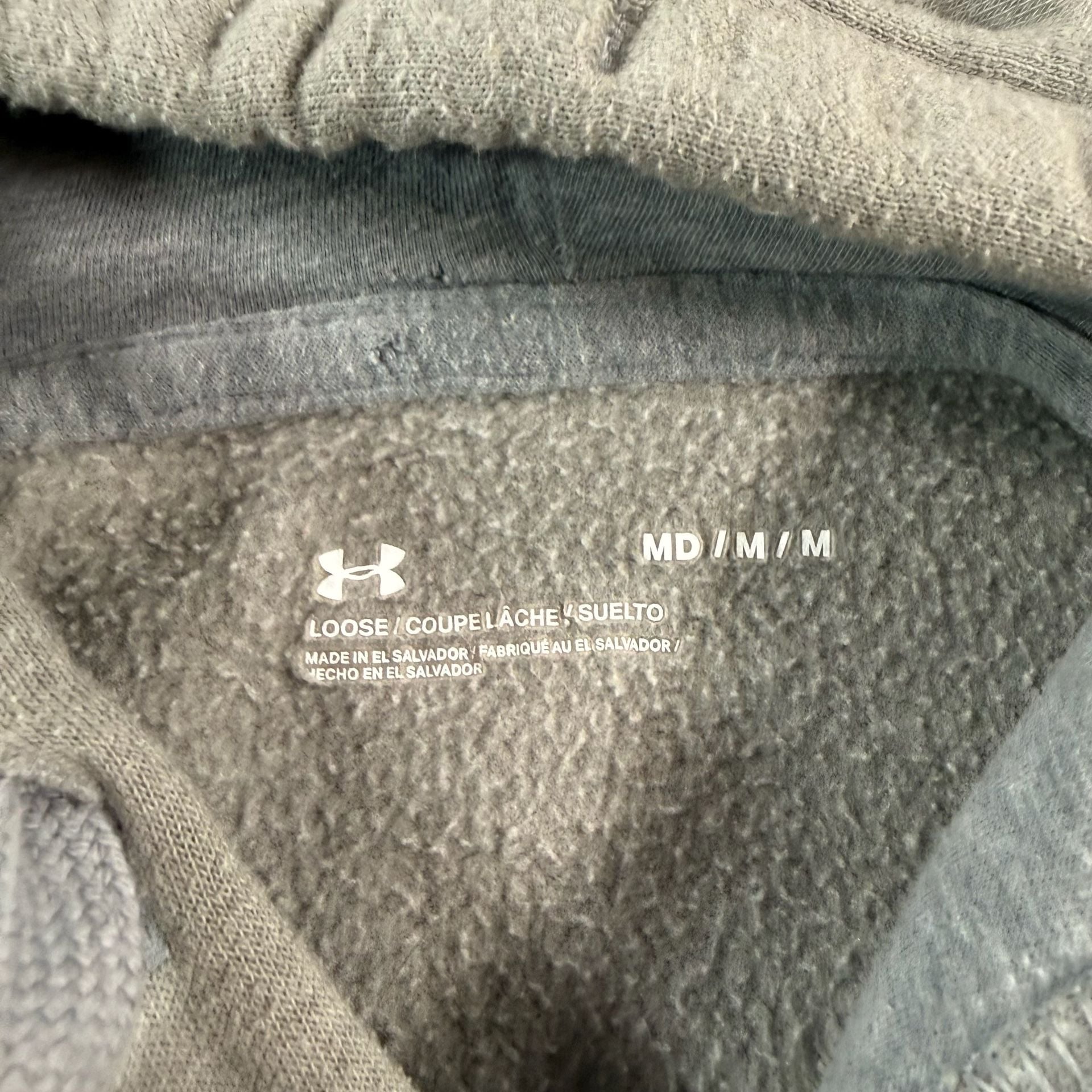 Under Armour Detroit Michigan Pullover Hoodie Gray 4
