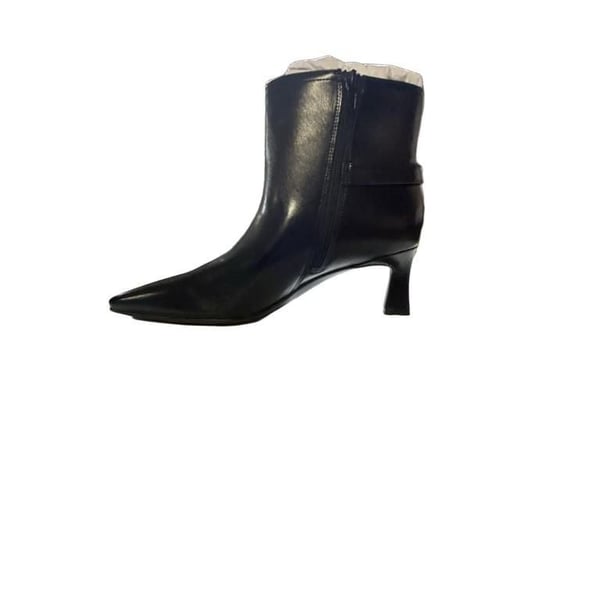 Naturalizer Tucker Ankle Boot Size 8.5M Black Kitten Heel