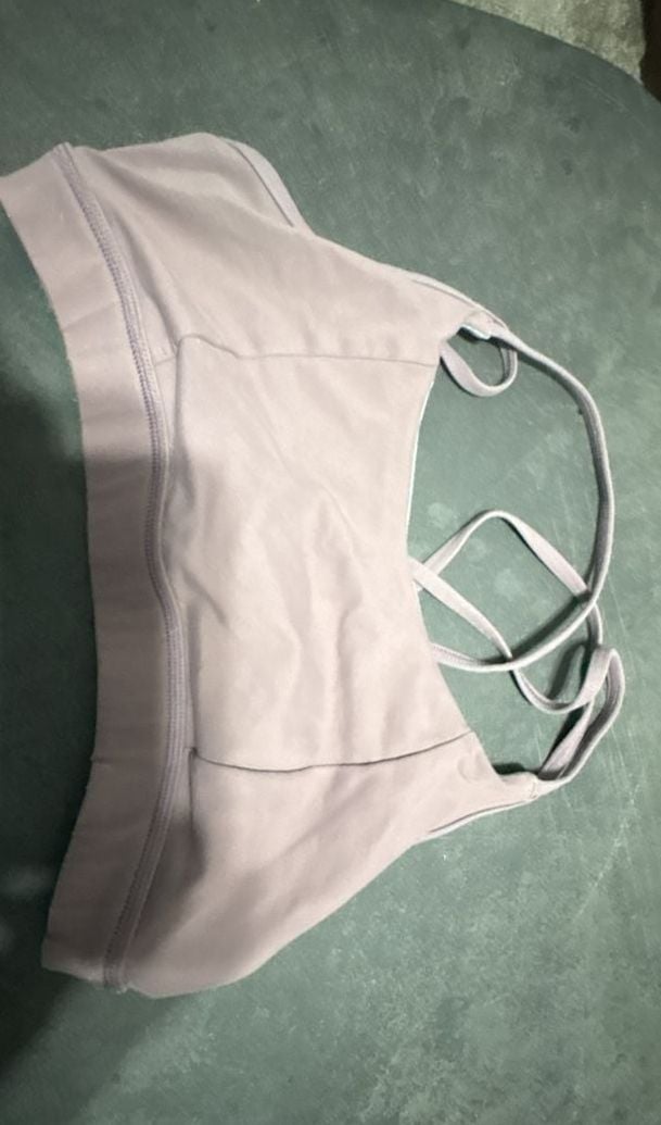 Born Primitive Surface Limitless Sports Bra Size L Purple Athletic Workout 1