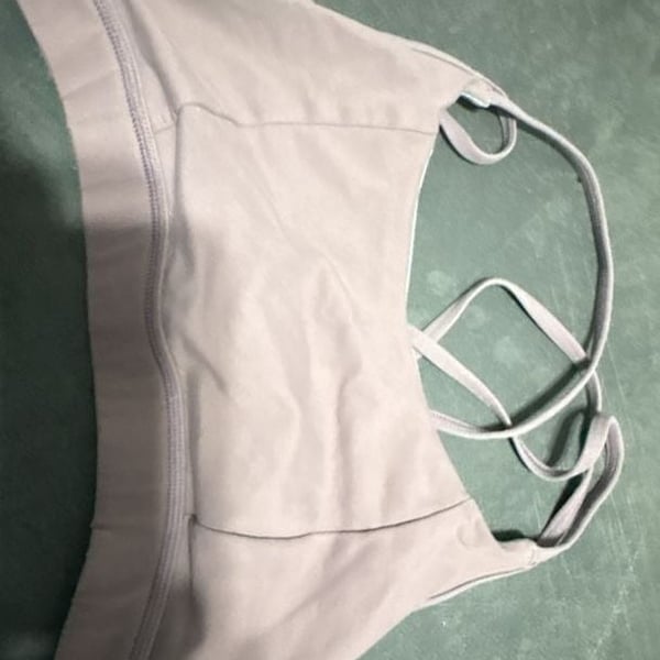 Born Primitive Surface Limitless Sports Bra Size L Purple Athletic Workout