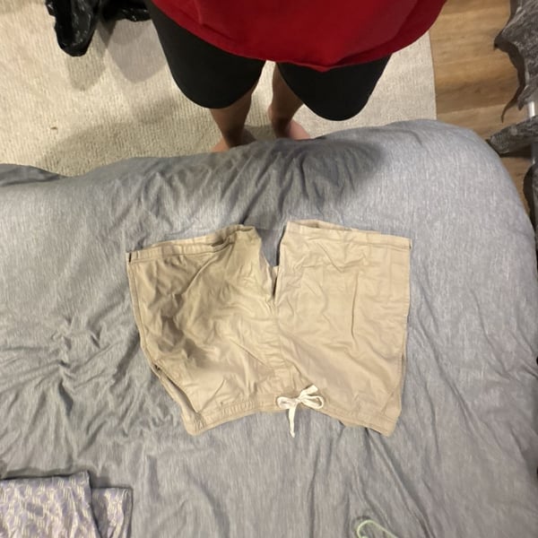 Goodfellow & Co Shorts Size L Tan Drawstring Casual