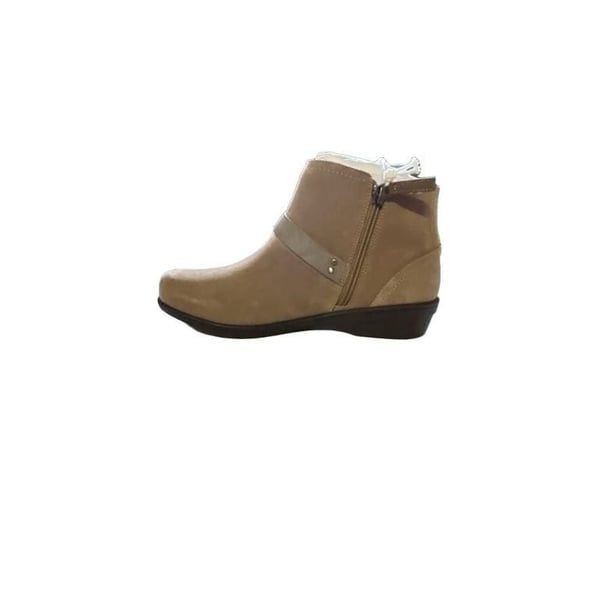 Revitalign Malibu Boot Size 7B Mushroom Suede Ankle Booties