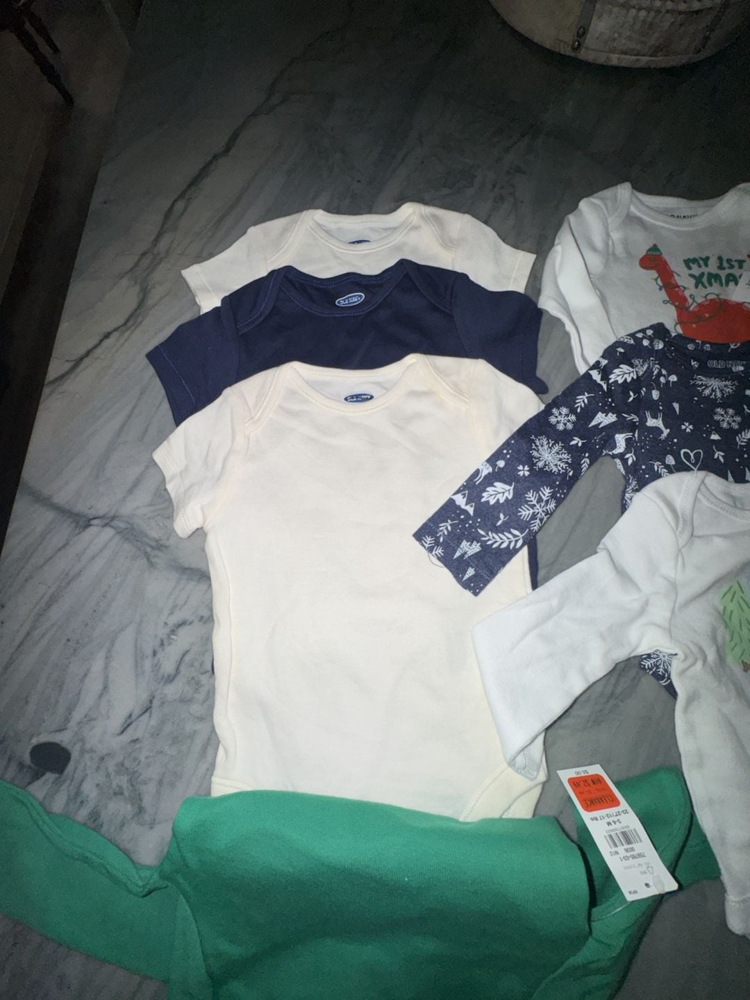 Old Navy Holiday Bodysuits Size 3-6 M Multi-Pack. 7 pieces. 6
