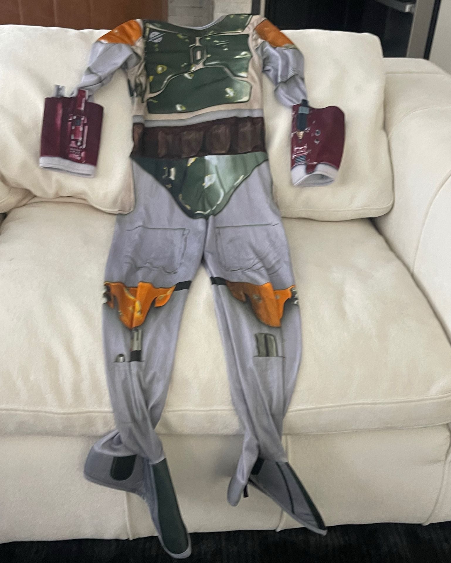 Rubies Star Wars Boba Fett Costume Jumpsuit Halloween 5