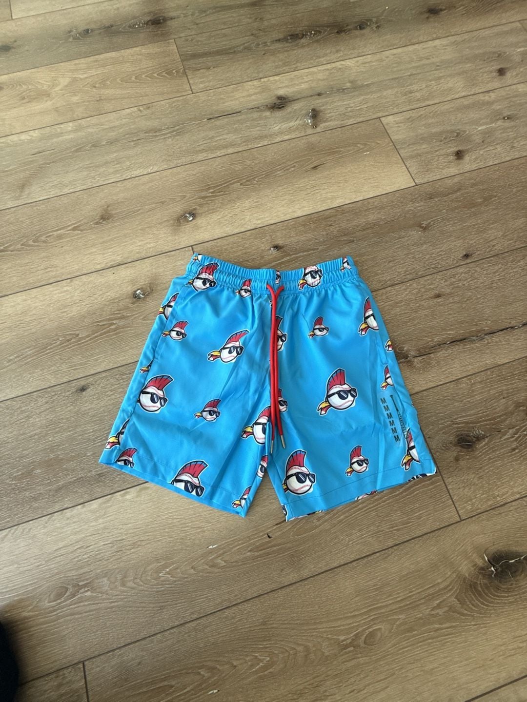 Baseballism Major League Swim Trunks Youth Size Medium Blue 2