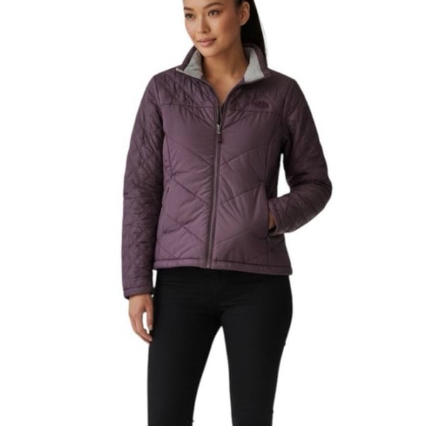 The North Face Quilted Jacket Purple Size S