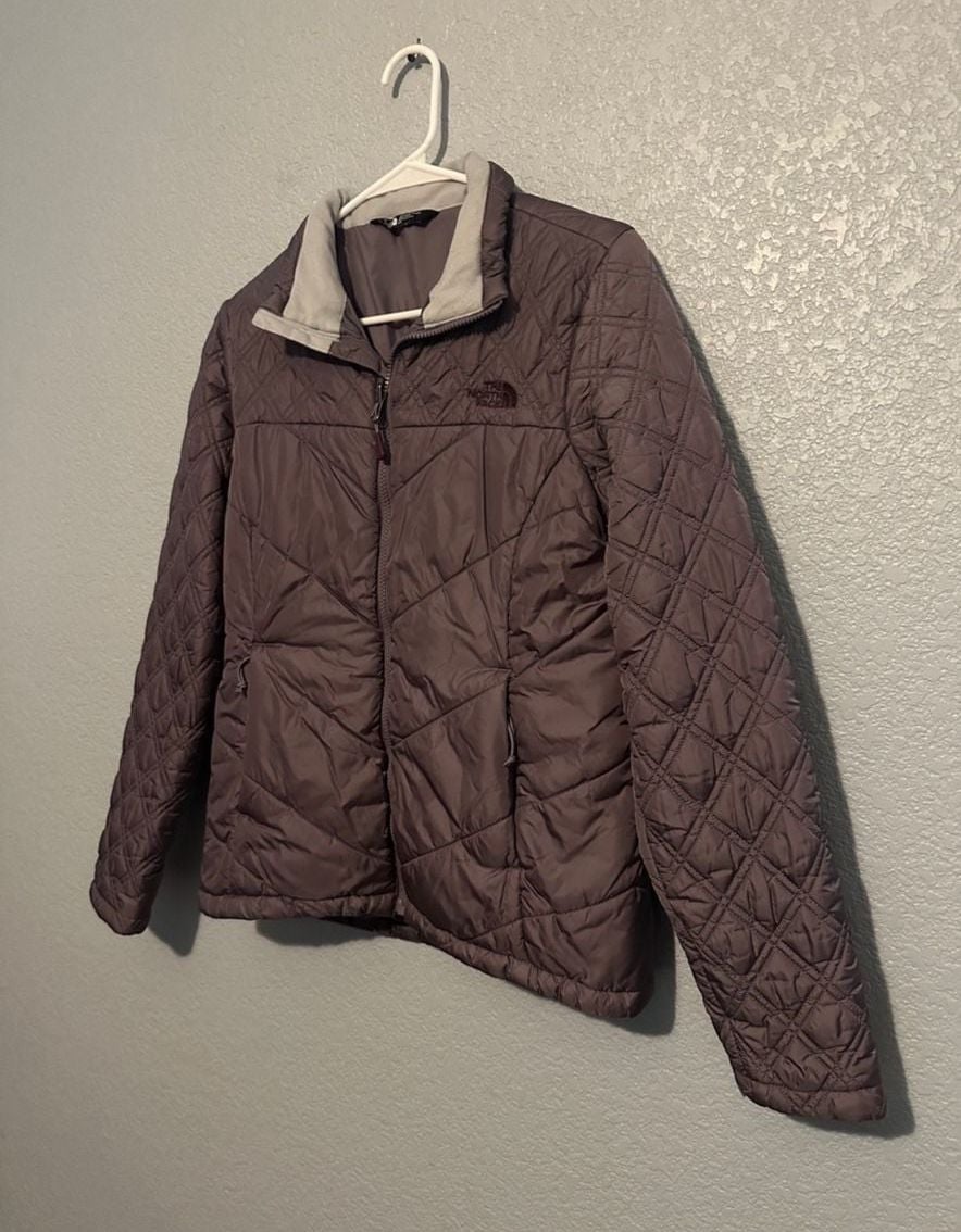 The North Face Quilted Jacket Purple Size S 4