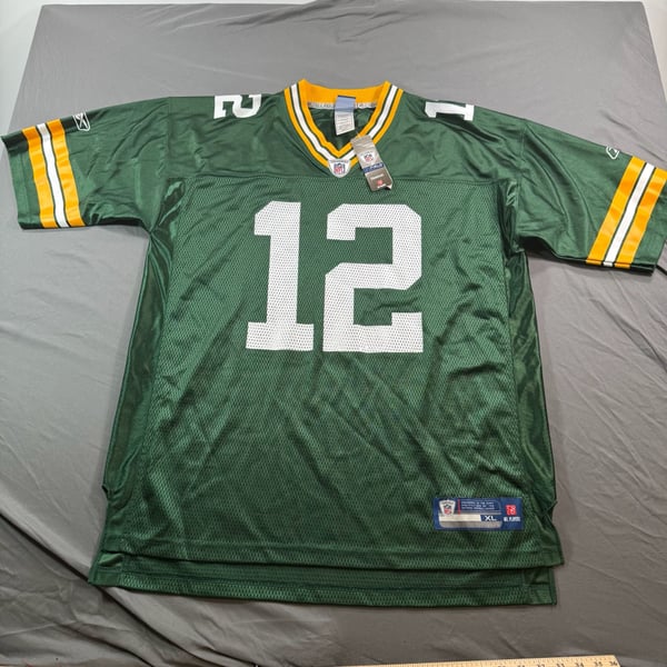 NWT Reebok Green Bay Packers Aaron Rodgers 12 Jersey Size XL
