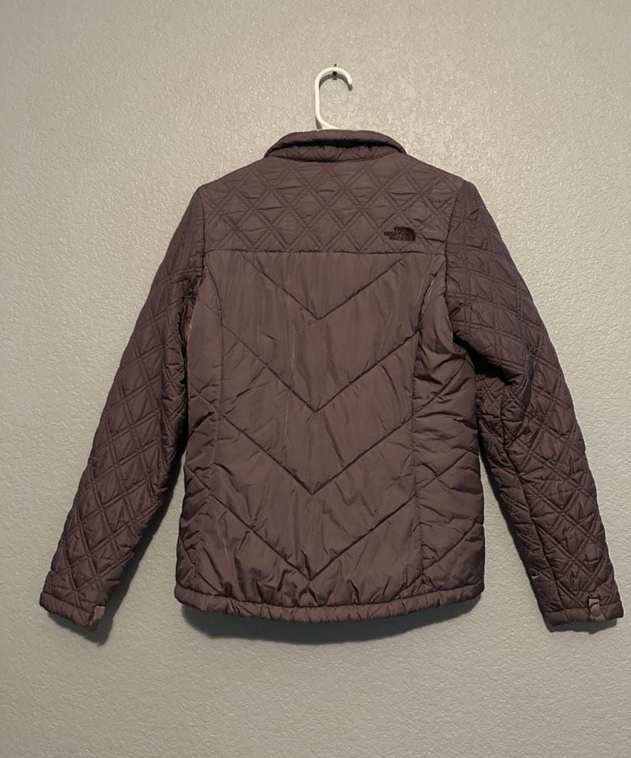 The North Face Quilted Jacket Purple Size S 9