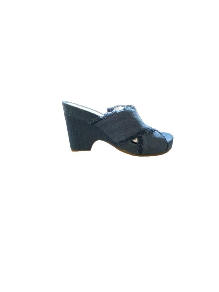 Aerosoles Madina Wedge Sandal Size 6M Medium Blue Denim 3