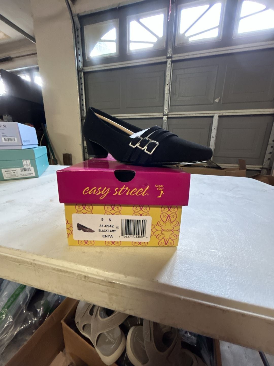 Easy Street Enya Pump Size 9 N Black Lamy 4