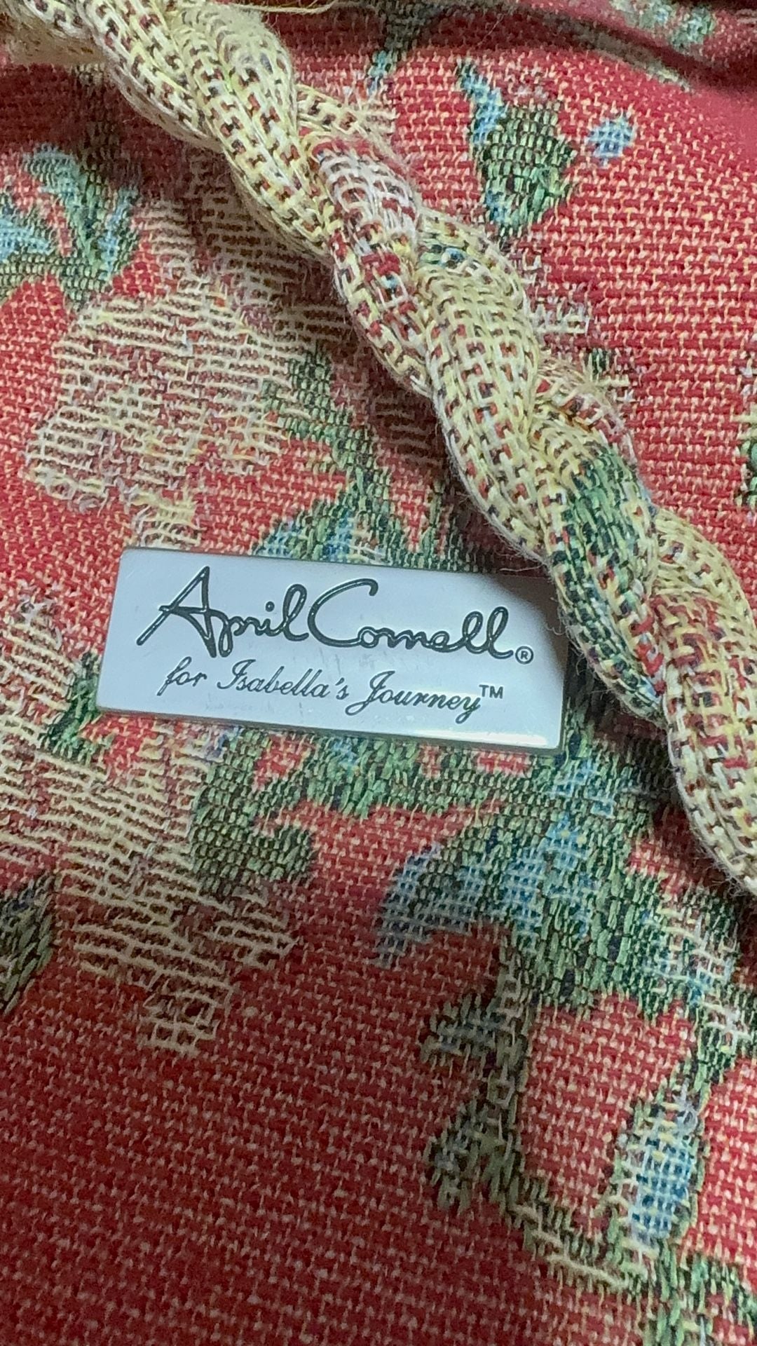 April Cornell Floral Quilted Duffle Bag 4