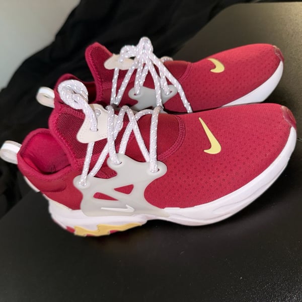 Nike React Presto Size 8.5 Noble Red CD9015-600 Sneakers