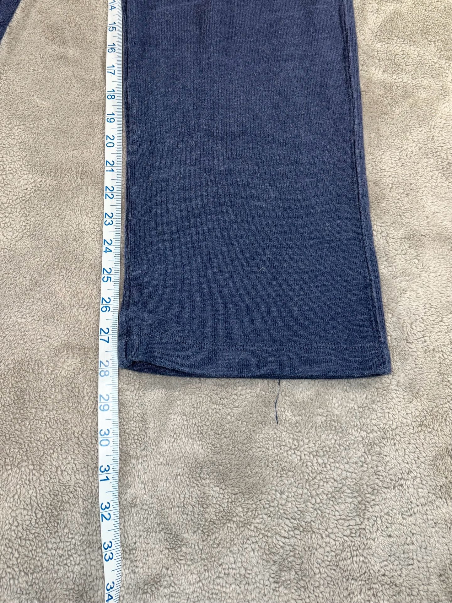 Polo Ralph Lauren Vintage 90’s Sweatpants L Blue Drawstring Logo Fleece Pants 7