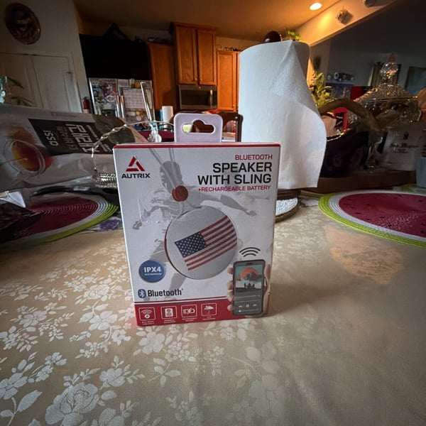 Autrix Bluetooth Speaker with Sling American Flag