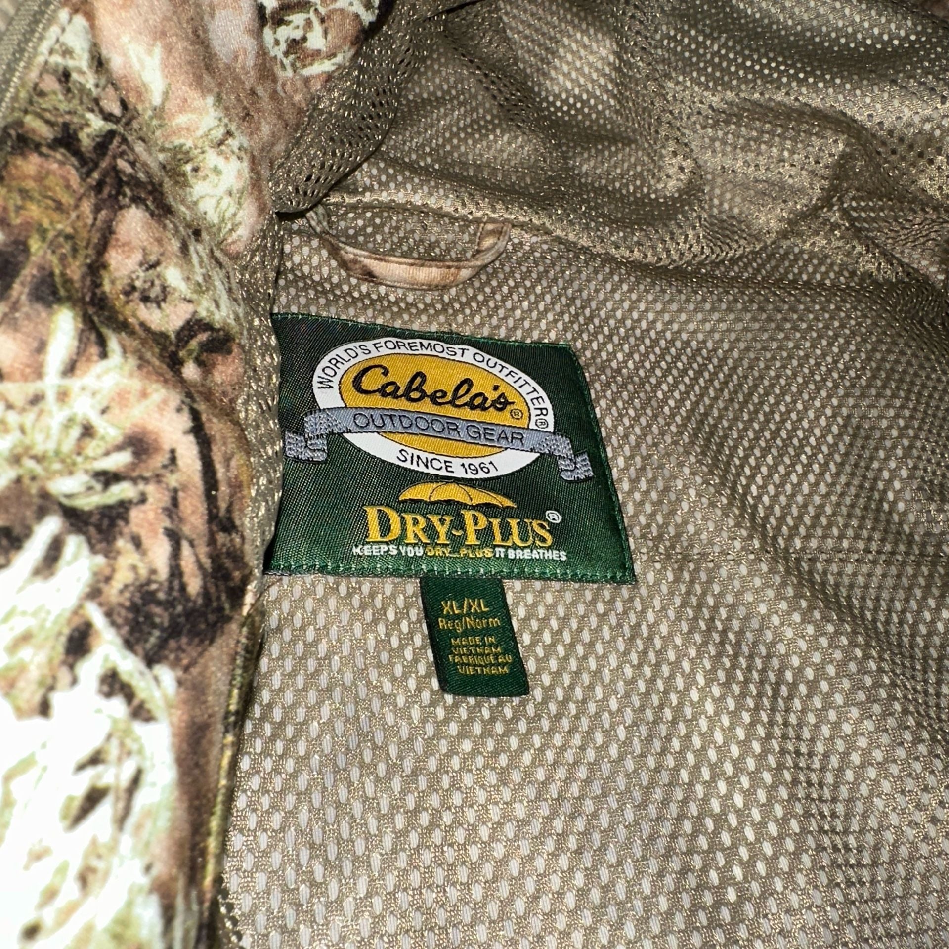 Cabela's Zonz Woodlands Camo Hooded Hunting Jacket Coat 3