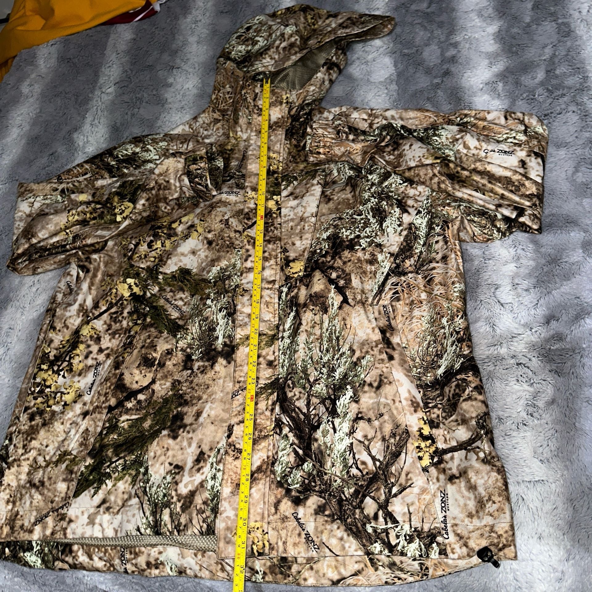 Cabela's Zonz Woodlands Camo Hooded Hunting Jacket Coat 6