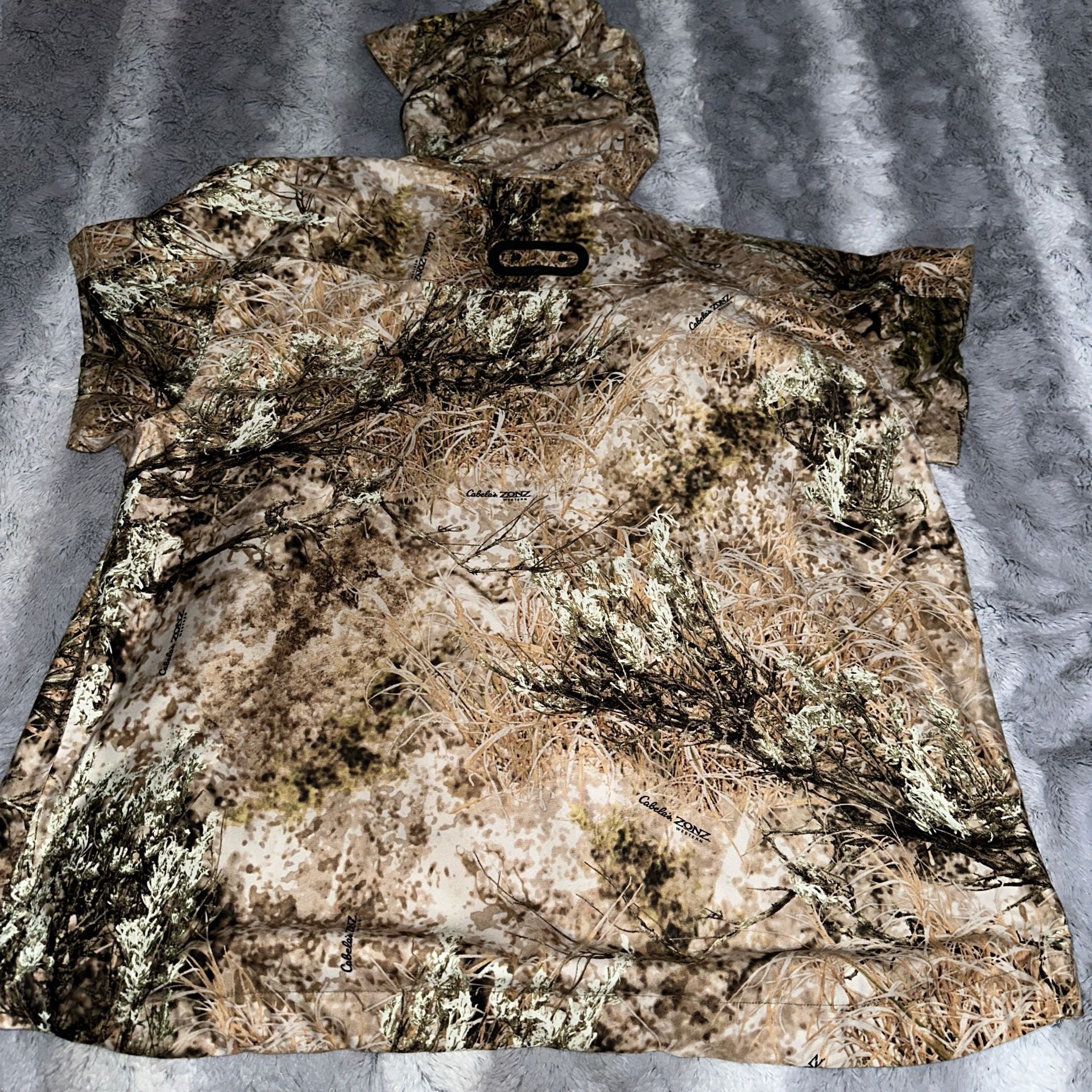 Cabela's Zonz Woodlands Camo Hooded Hunting Jacket Coat 4